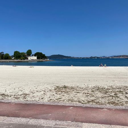Baiona, Playa Santa Marta, Piscina Apartman Kültér fotó