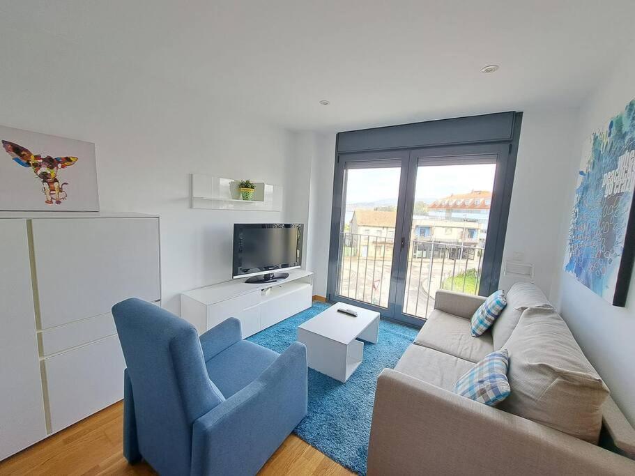 Baiona, Playa Santa Marta, Piscina Apartman Kültér fotó