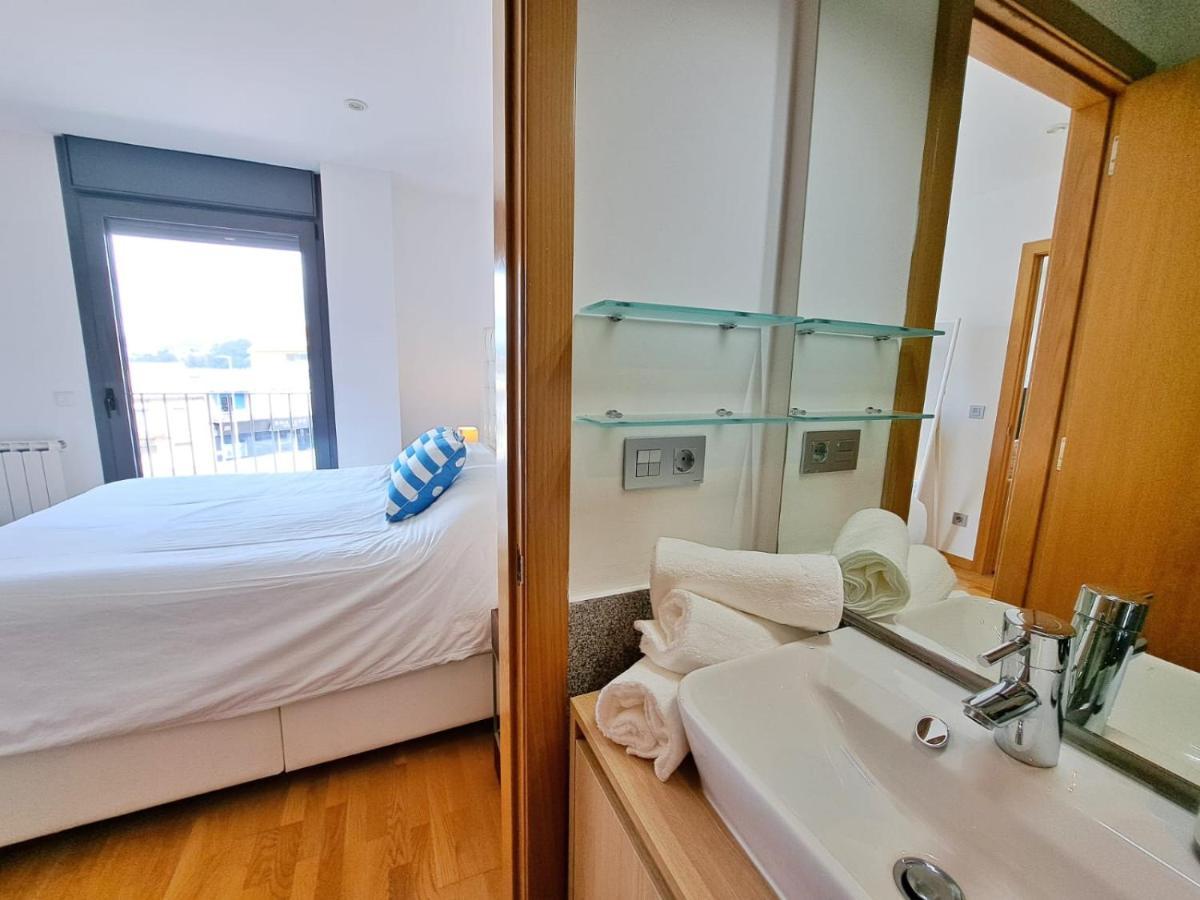 Baiona, Playa Santa Marta, Piscina Apartman Kültér fotó