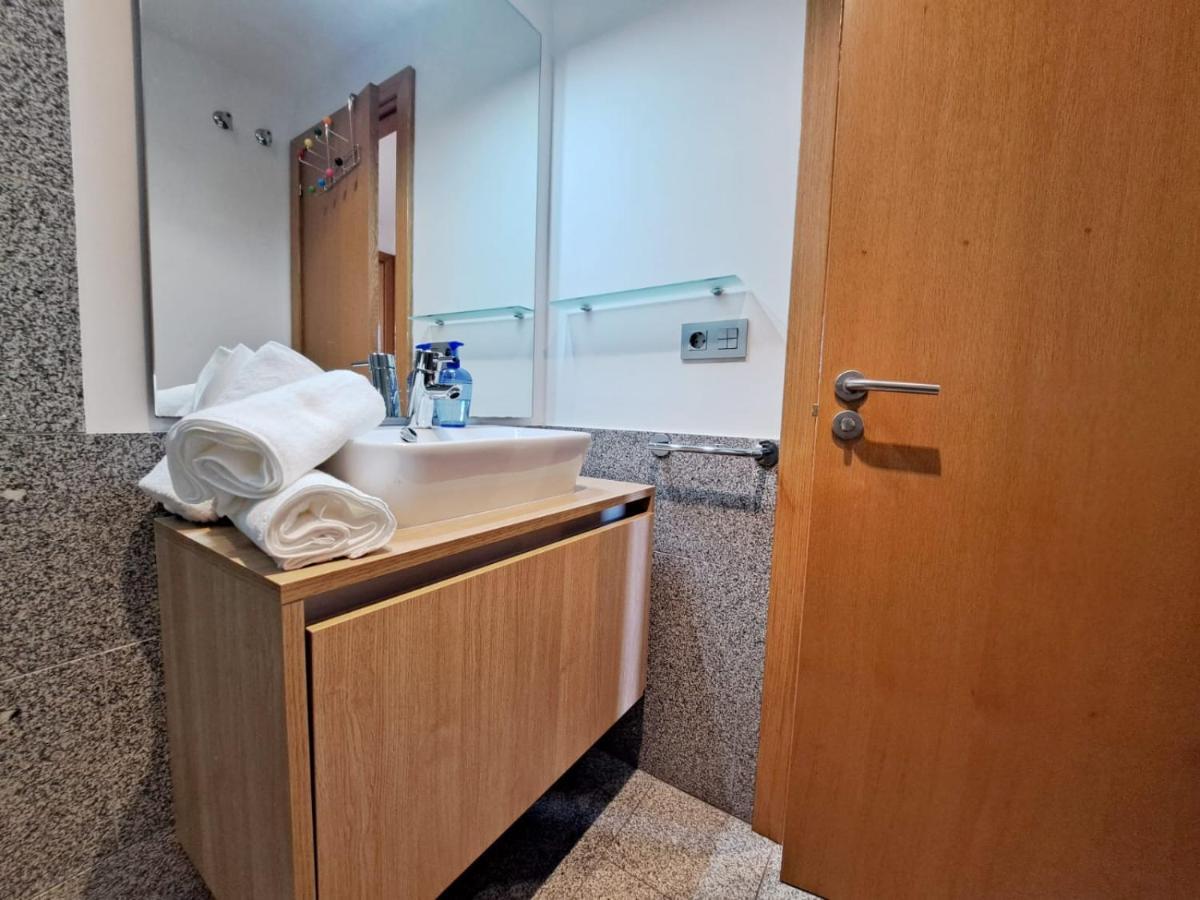 Baiona, Playa Santa Marta, Piscina Apartman Kültér fotó