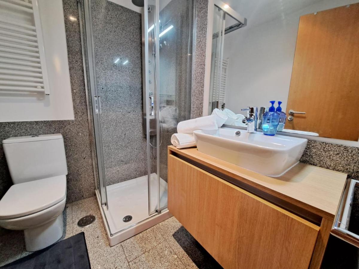 Baiona, Playa Santa Marta, Piscina Apartman Kültér fotó