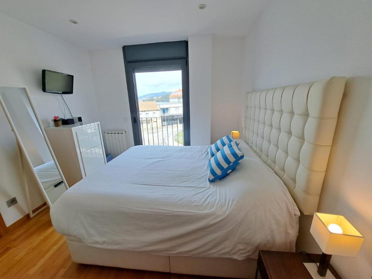 Baiona, Playa Santa Marta, Piscina Apartman Kültér fotó