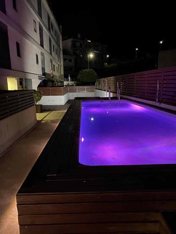 Baiona, Playa Santa Marta, Piscina Apartman Kültér fotó